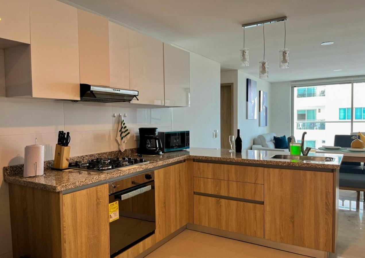 Exclusivo Apartamento Frente Al Mar En Cartagena  Exterior foto
